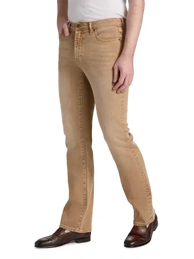 MONFRÈRE Men's Clint Bootcut Jeans - Khaki | Thumbnail 4 MONFRÈRE Men's Clint Bootcut Jeans - Khaki | Thumbnail 4