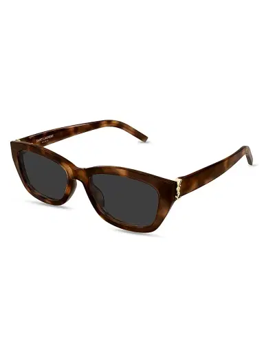 Saint Laurent Women's 55MM Cat-Eye Sunglasses - Havana | Thumbnail 1 Saint Laurent Women's 55MM Cat-Eye Sunglasses - Havana | Thumbnail 1