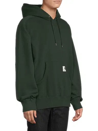 Sacai Men's x Carhartt WIP Cotton Jersey Hoodie - Green - Size XXL | Thumbnail 4 Sacai Men's x Carhartt WIP Cotton Jersey Hoodie - Green - Size XXL | Thumbnail 4