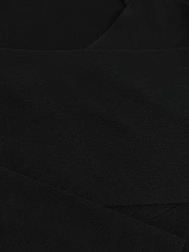Reiss Women's Sophia Knitted Wrap Maxi Dress - Black | Thumbnail 5 Reiss Women's Sophia Knitted Wrap Maxi Dress - Black | Thumbnail 5