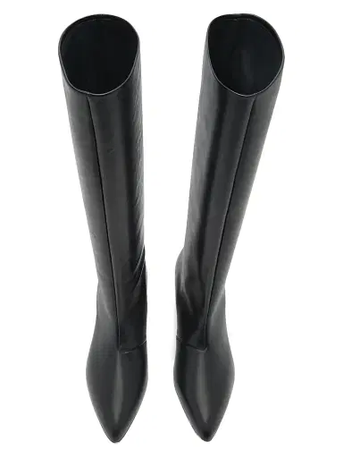 BALLY Women's Arval 55MM Leather Block-Heel Boots - Black - Size 8.5 | Thumbnail 4 BALLY Women's Arval 55MM Leather Block-Heel Boots - Black - Size 8.5 | Thumbnail 4