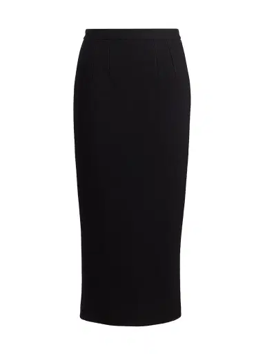 Dolce & Gabbana Women's Wool Pencil Midi-Skirt - Nero | Thumbnail 1 Dolce & Gabbana Women's Wool Pencil Midi-Skirt - Nero | Thumbnail 1