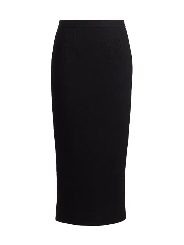 Women's Wool Pencil Midi-Skirt - Nero Women's Wool Pencil Midi-Skirt - Nero