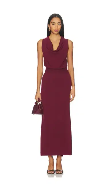 SIMKHAI Ramona Midi Dress | Thumbnail 1 SIMKHAI Ramona Midi Dress | Thumbnail 1