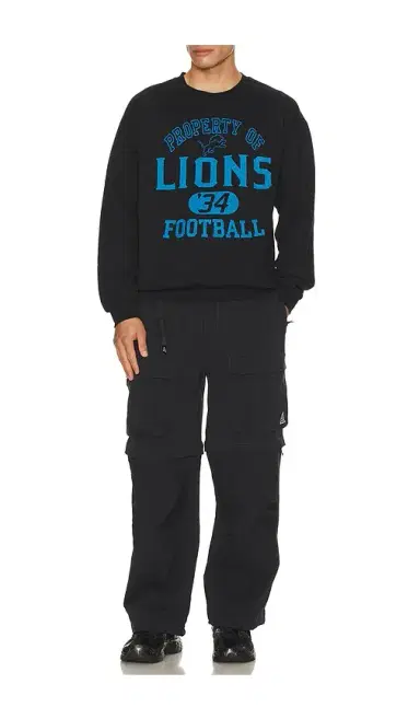 Junk Food Lions Property Crew Fleece Sweatshirt | Thumbnail 2 Junk Food Lions Property Crew Fleece Sweatshirt | Thumbnail 2