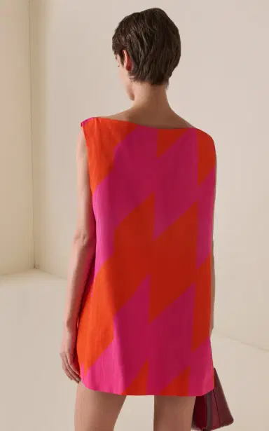 Dries Van Noten Dabel Striped Ottoman-Moiré Mini Dress | Thumbnail 10 Dries Van Noten Dabel Striped Ottoman-Moiré Mini Dress | Thumbnail 10
