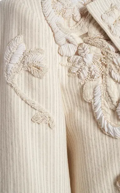 Dries Van Noten Birdy Embroidered Cotton-Blend Blazer | Thumbnail 11 Dries Van Noten Birdy Embroidered Cotton-Blend Blazer | Thumbnail 11