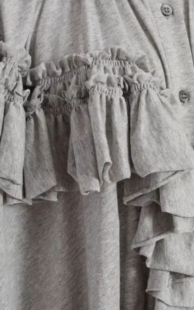 Dries Van Noten Hunver Ruffled Cotton-Jersey Top | Thumbnail 3 Dries Van Noten Hunver Ruffled Cotton-Jersey Top | Thumbnail 3