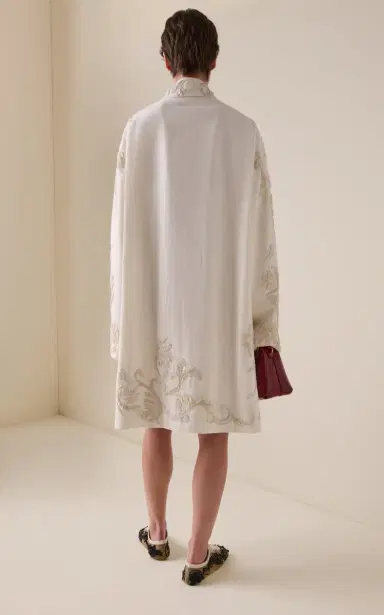 Dries Van Noten Rondero Embroidered Cotton-Canvas Coat | Thumbnail 4 Dries Van Noten Rondero Embroidered Cotton-Canvas Coat | Thumbnail 4