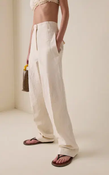 Dries Van Noten Pilar Tailored Cotton-Blend Wide-Leg Pants | Thumbnail 3 Dries Van Noten Pilar Tailored Cotton-Blend Wide-Leg Pants | Thumbnail 3