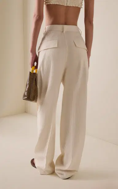 Dries Van Noten Pilar Tailored Cotton-Blend Wide-Leg Pants | Thumbnail 4 Dries Van Noten Pilar Tailored Cotton-Blend Wide-Leg Pants | Thumbnail 4