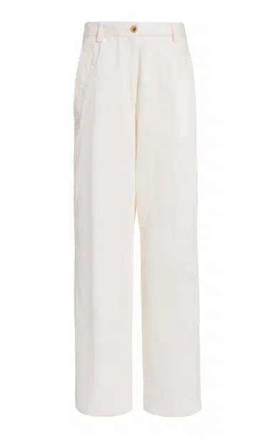 Dries Van Noten Pilar Tailored Cotton-Blend Wide-Leg Pants | Thumbnail 1 Dries Van Noten Pilar Tailored Cotton-Blend Wide-Leg Pants | Thumbnail 1