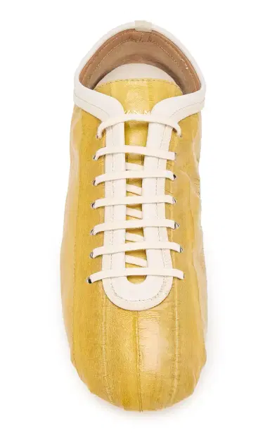 Dries Van Noten Leather Ballerina Sneaker | Thumbnail 5 Dries Van Noten Leather Ballerina Sneaker | Thumbnail 5