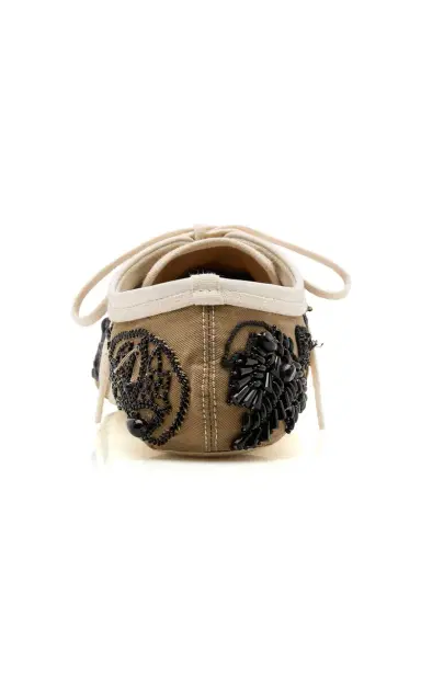 Dries Van Noten Embroidered Twill Ballerina Sneaker | Thumbnail 5 Dries Van Noten Embroidered Twill Ballerina Sneaker | Thumbnail 5