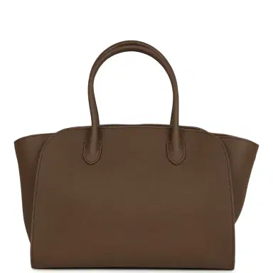The Row The Row Marlo 12 Tote Bag Dark Olive Calfskin Silver Hardware | Thumbnail 4 The Row The Row Marlo 12 Tote Bag Dark Olive Calfskin Silver Hardware | Thumbnail 4