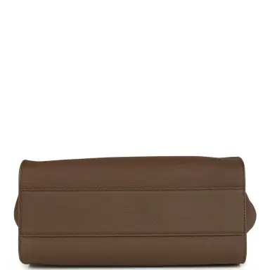 The Row The Row Marlo 12 Tote Bag Dark Olive Calfskin Silver Hardware | Thumbnail 7 The Row The Row Marlo 12 Tote Bag Dark Olive Calfskin Silver Hardware | Thumbnail 7
