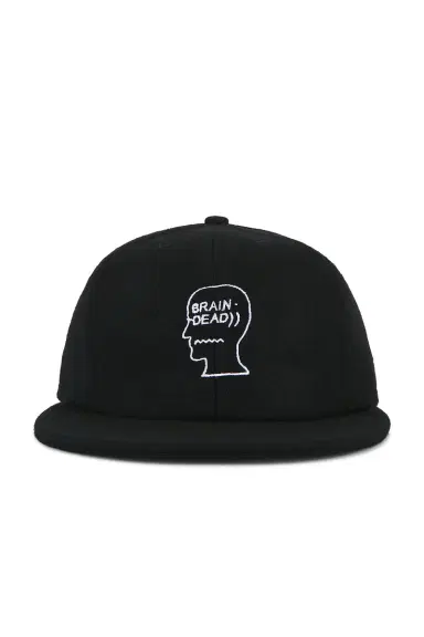 Brain Dead Flannel Logohead 6 Panel Hat | Thumbnail 1 Brain Dead Flannel Logohead 6 Panel Hat | Thumbnail 1
