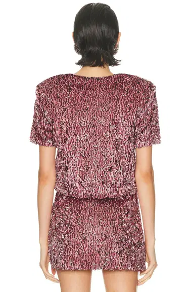 AREA Sequin T-Shirt | Thumbnail 3 AREA Sequin T-Shirt | Thumbnail 3