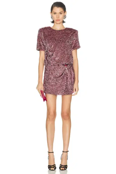 AREA Sequin T-Shirt | Thumbnail 4 AREA Sequin T-Shirt | Thumbnail 4