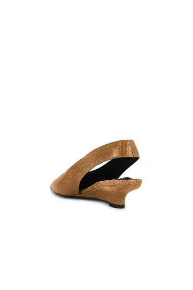 Toteme Wedge Lizard Embossed Slingback | Thumbnail 3 Toteme Wedge Lizard Embossed Slingback | Thumbnail 3