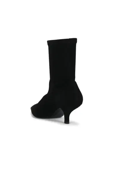 Toteme Suede Heeled Sock Boot | Thumbnail 3 Toteme Suede Heeled Sock Boot | Thumbnail 3