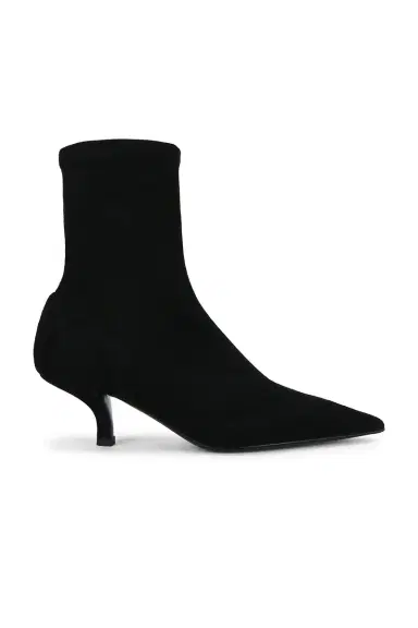 Toteme Suede Heeled Sock Boot | Thumbnail 1 Toteme Suede Heeled Sock Boot | Thumbnail 1