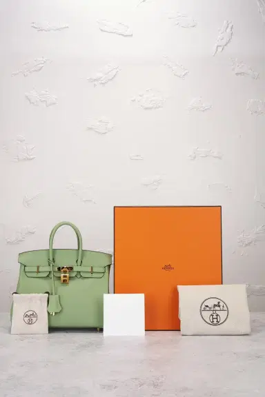 HERMÈS Hermes Veau Swift Birkin 25 Retourne Handbag | Thumbnail 10 HERMÈS Hermes Veau Swift Birkin 25 Retourne Handbag | Thumbnail 10