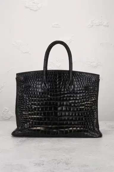 HERMÈS Shiny Porosus Crocodile Birkin 35 Handbag | Thumbnail 5 HERMÈS Shiny Porosus Crocodile Birkin 35 Handbag | Thumbnail 5