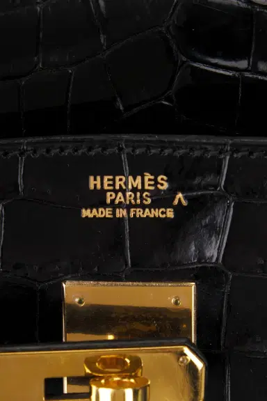 HERMÈS Shiny Porosus Crocodile Birkin 35 Handbag | Thumbnail 8 HERMÈS Shiny Porosus Crocodile Birkin 35 Handbag | Thumbnail 8