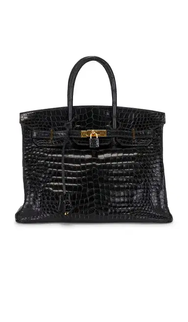 HERMÈS Shiny Porosus Crocodile Birkin 35 Handbag | Thumbnail 1 HERMÈS Shiny Porosus Crocodile Birkin 35 Handbag | Thumbnail 1