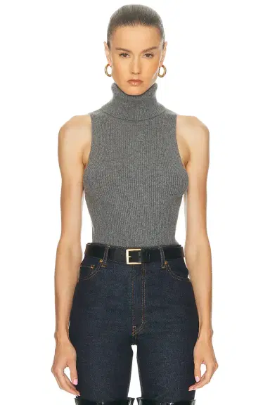 Enza Costa Knit Cashmere Sleeveless Top | Thumbnail 1 Enza Costa Knit Cashmere Sleeveless Top | Thumbnail 1