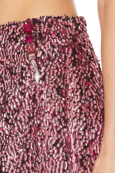 AREA Sequin Mini Skirt | Thumbnail 8 AREA Sequin Mini Skirt | Thumbnail 8