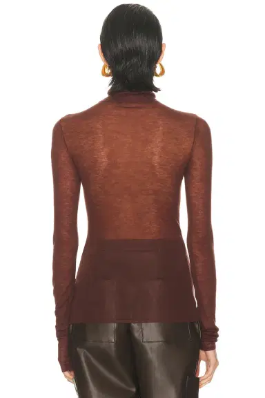 SPRWMN Long Sleeve Mock Neck Top | Thumbnail 3 SPRWMN Long Sleeve Mock Neck Top | Thumbnail 3
