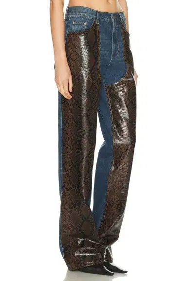 Stella McCartney Snake Chap Wide Leg | Thumbnail 2 Stella McCartney Snake Chap Wide Leg | Thumbnail 2