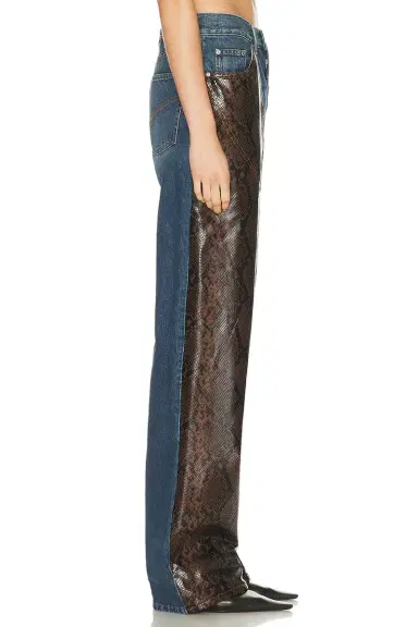 Stella McCartney Snake Chap Wide Leg | Thumbnail 3 Stella McCartney Snake Chap Wide Leg | Thumbnail 3