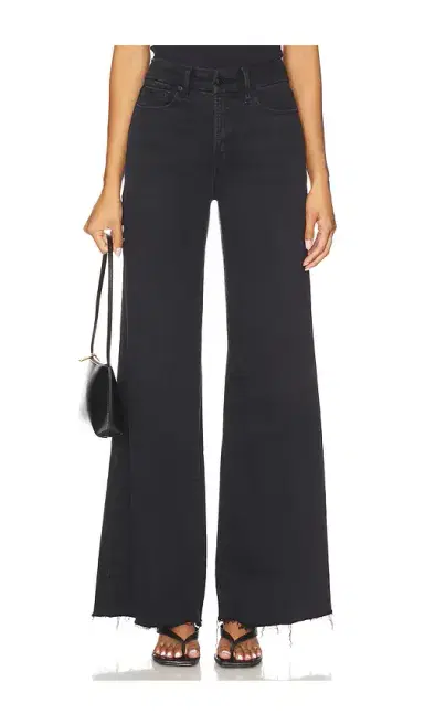 Good American Soft Tech Good Petite Palazzo Jeans | Thumbnail 1 Good American Soft Tech Good Petite Palazzo Jeans | Thumbnail 1
