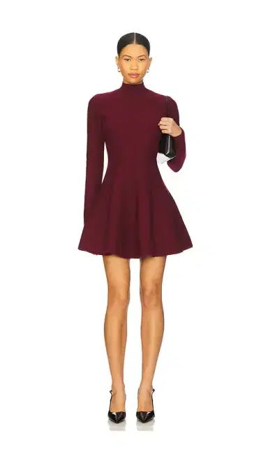 fleur du mal Long Sleeve Flared Corset Dress | Thumbnail 1 fleur du mal Long Sleeve Flared Corset Dress | Thumbnail 1