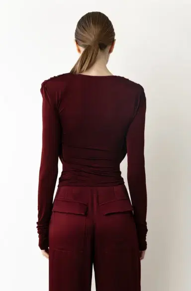 LAPOINTE Jersey Cowl Neck Bandeau Top | Thumbnail 2 LAPOINTE Jersey Cowl Neck Bandeau Top | Thumbnail 2