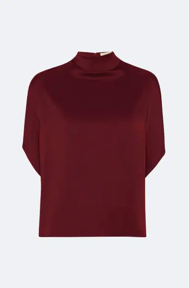 LAPOINTE Satin Cape Tee | Thumbnail 4 LAPOINTE Satin Cape Tee | Thumbnail 4