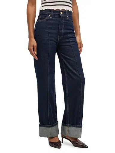 Ulla Johnson Women's Genevieve High-Rise Wide-Leg Jeans - Tigris Rig - Size 23 | Thumbnail 3 Ulla Johnson Women's Genevieve High-Rise Wide-Leg Jeans - Tigris Rig - Size 23 | Thumbnail 3