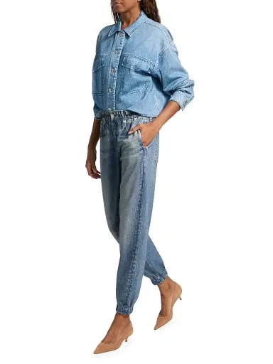rag & bone Women's rb Miramar Terry Joggers - Lake Wood | Thumbnail 2 rag & bone Women's rb Miramar Terry Joggers - Lake Wood | Thumbnail 2