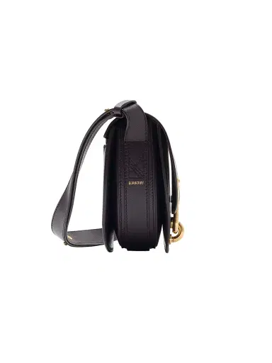 Burberry Women's Bridle Leather Crossbody Saddle Bag - Rubus | Thumbnail 4 Burberry Women's Bridle Leather Crossbody Saddle Bag - Rubus | Thumbnail 4