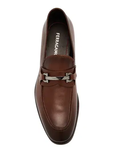 Ferragamo Men's Bentley Doupont Leather Bit Loafers | Thumbnail 3 Ferragamo Men's Bentley Doupont Leather Bit Loafers | Thumbnail 3