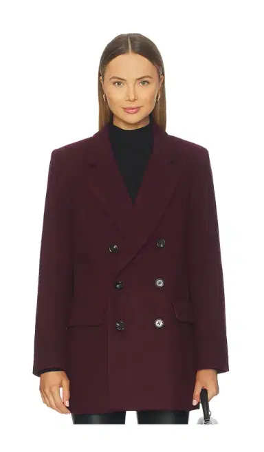 Pistola Emory Short Double Breasted Wool Coat | Thumbnail 2 Pistola Emory Short Double Breasted Wool Coat | Thumbnail 2