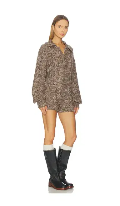 For Love & Lemons Nathalie Knit Romper | Thumbnail 2 For Love & Lemons Nathalie Knit Romper | Thumbnail 2