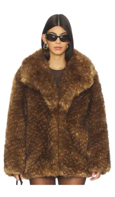 SIMONMILLER Knox Faux Fur Coat | Thumbnail 2 SIMONMILLER Knox Faux Fur Coat | Thumbnail 2