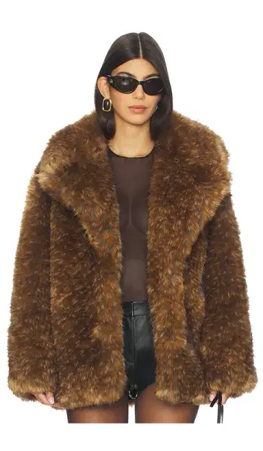 SIMONMILLER Knox Faux Fur Coat | Thumbnail 1 SIMONMILLER Knox Faux Fur Coat | Thumbnail 1