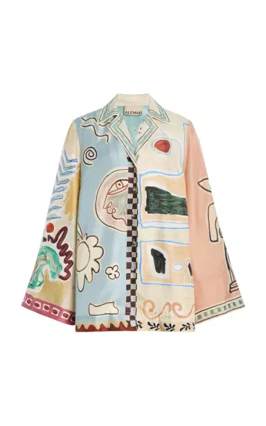 ALÉMAIS Michelle Silk-Twill Shirt | Thumbnail 1 ALÉMAIS Michelle Silk-Twill Shirt | Thumbnail 1