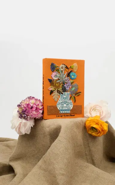 Olympia Le-Tan I Can Buy My Own Flowers Book Clutch | Thumbnail 3 Olympia Le-Tan I Can Buy My Own Flowers Book Clutch | Thumbnail 3