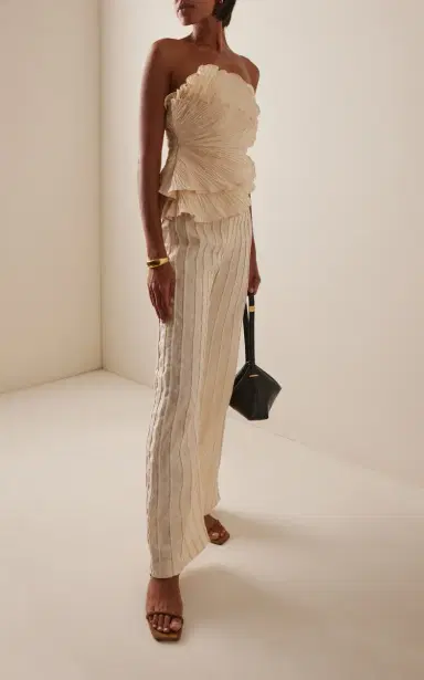 ANDRES OTALORA Tuyo Linen Wide-Leg Pants | Thumbnail 2 ANDRES OTALORA Tuyo Linen Wide-Leg Pants | Thumbnail 2